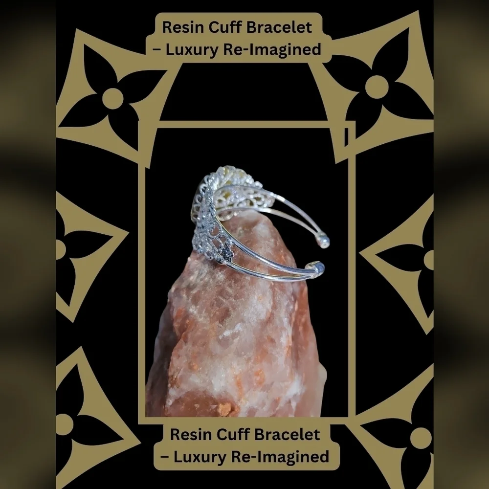 New Handmade Resin Cuff Bracelet – Luxury Re-Imagined